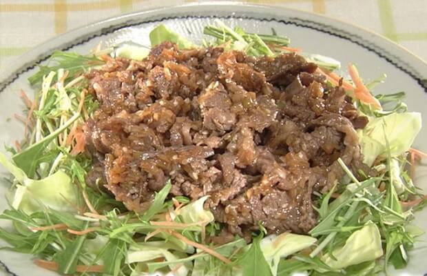 【きょうの料理】春キャベツと水菜の牛肉ドレッシングサラダのレシピ脇雅世さん（2023年2月27日）