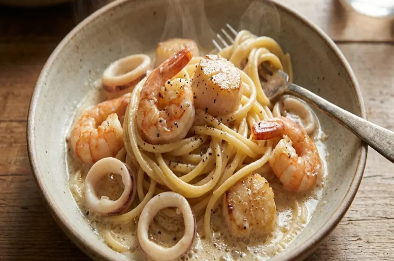 【ソレダメ】オイスタークリームソースパスタのレシピ 笠原将弘シェフのソースアレンジ