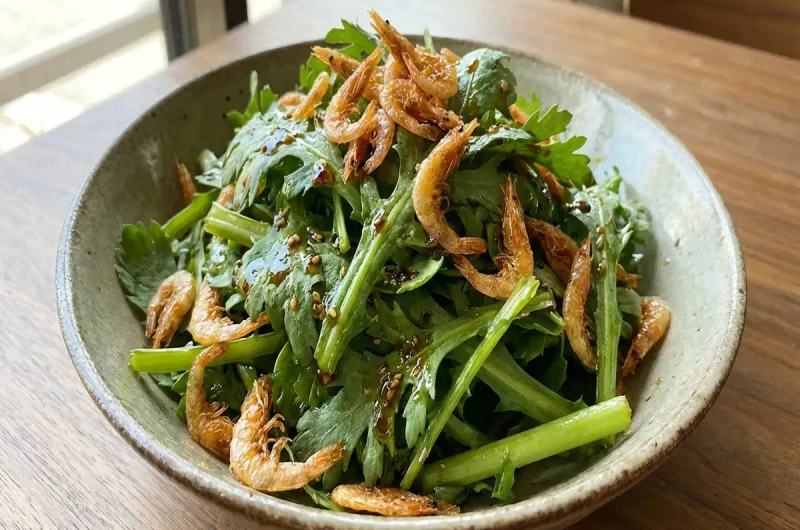 【きょうの料理】春菊のサラダのレシピ はなさんの創作料理2023年2月10日