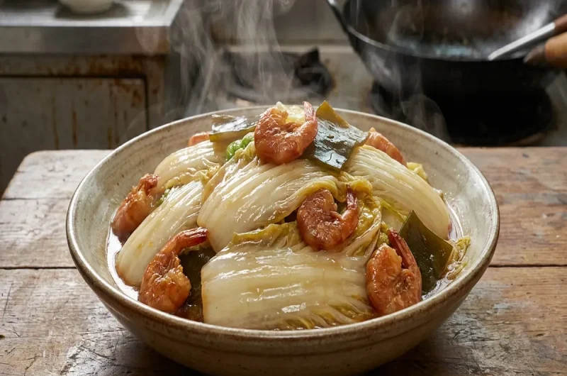 【きょうの料理】白菜と干しえびの炒め煮の作り方前魏禧之さんのレシピ（2023年2月17日）