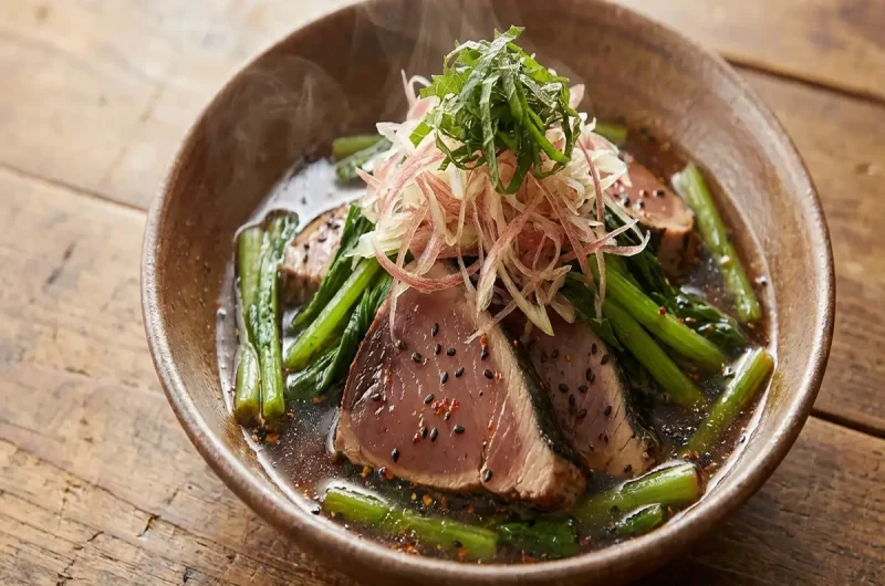 【土曜は何する】かつおと春菊みょうがのうま煮Atsushiさんのレシピ（2023年2月18日）