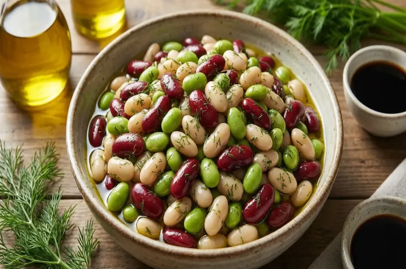 【平野レミの早わざレシピ】爽やか豆サラダのレシピ 2023年早春（2月23日）