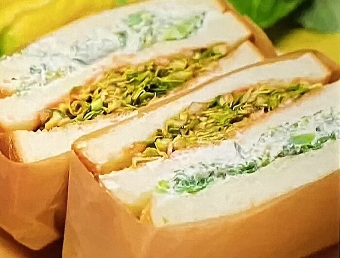 【ヒルナンデス】春野菜サンドのレシピ 横尾渉さん（キスマイ）