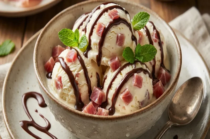 【青空レストラン】生ハムアイスのレシピ 白神生ハム（しらかみ生ハム）