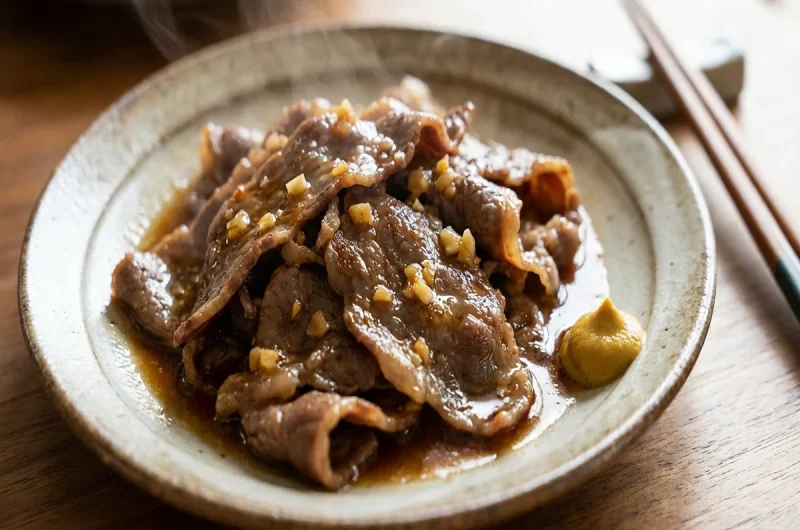 【家事ヤロウ】牛肉ポン酢バターのレシピ！山崎育三郎さん