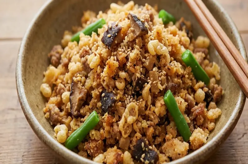 【きょうの料理】干ししいたけのカリカリおからのレシピ 林高太郎さん酒のつまみ