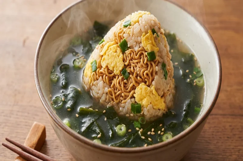 【土曜は何する】チキンラーメンおにぎりスープゆこ先生のレシピ作り方（2023年3月25日）