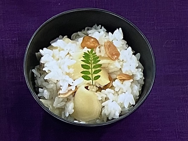 新生姜の炊き込みご飯