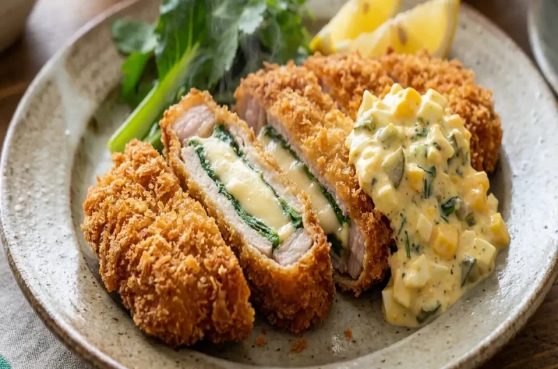 【青空レストラン】小松菜ロールカツのレシピ 小松菜料理（2023年4月15日）