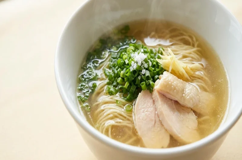 【きょうの料理】鶏清湯（とりちんたん）の塩ラーメンのレシピ 陳建太郎さん