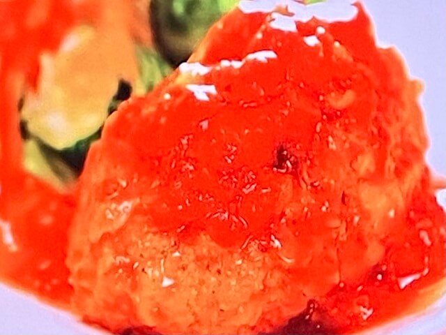 アグーハンバーグ自家製トマトソース