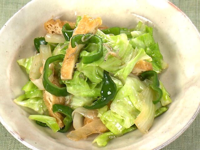 【きょうの料理】和風野菜炒めのレシピ 大原千鶴さんめんつゆ活用術