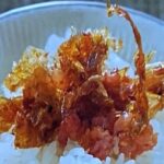 ソーセージのアンチョビかつお節ペペロンチーノ