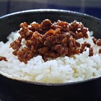 豚ひき肉の甘味噌炒め