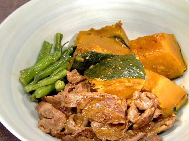 【きょうの料理】かぼちゃと牛肉の甘辛煮田口成子さんのレシピ（2023年9月4日）