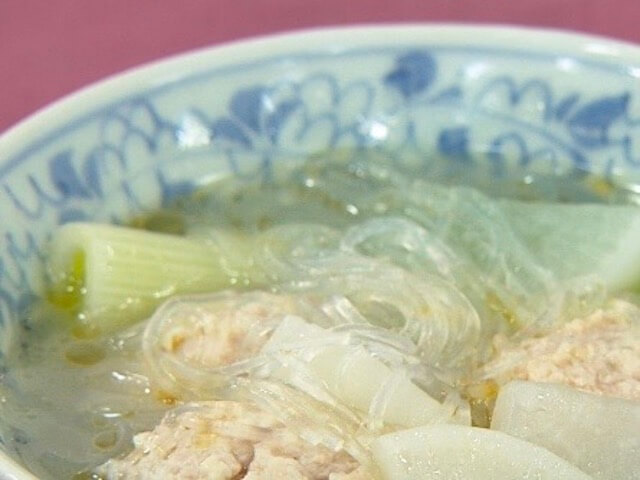 【きょうの料理】しょうが肉団子のスープのレシピ 今井亮さん
