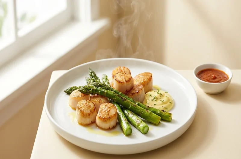【沸騰ワード】アスパラと焼きホタテのレシピ ２種のソースで 志麻さん初夏