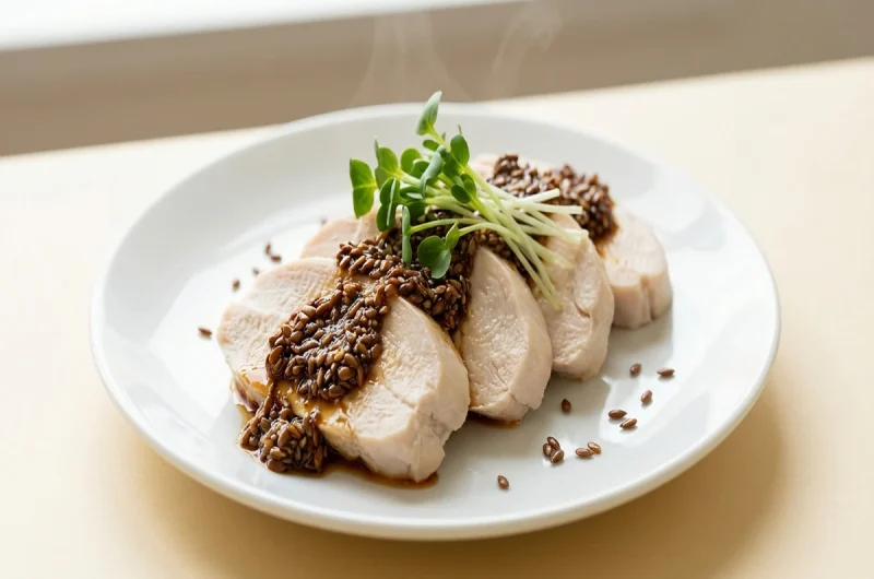 【トリセツショー】鶏むね肉のアマニだれのレシピ ローストアマニで