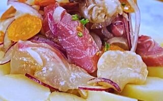 魚介の味噌マリネ