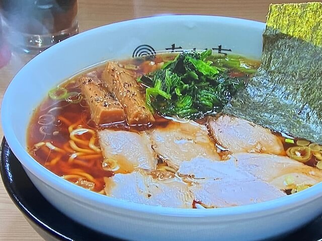 ラーメンたいち生姜醤油ラーメン