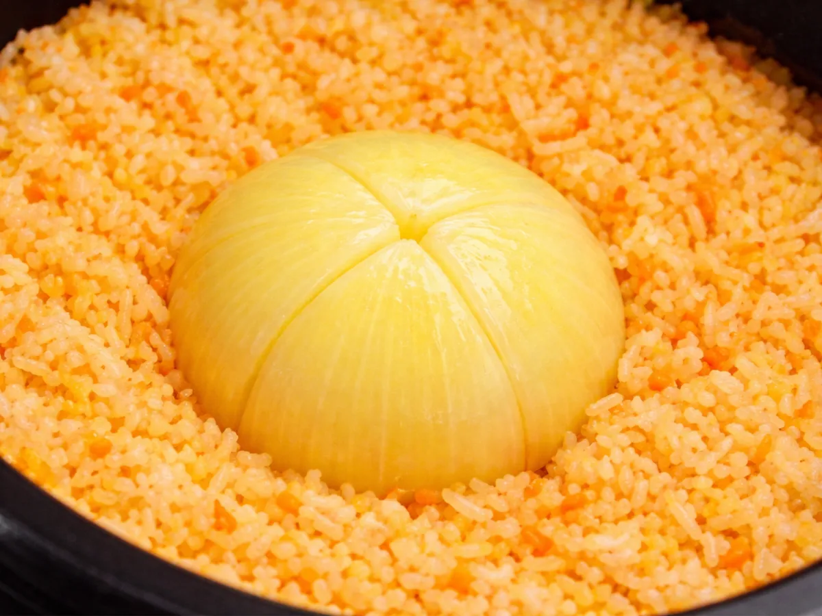 【博士ちゃん】玉ねぎの炊き込みご飯のレシピひとり農園博士ちゃん(2024年11月2日) 8 tamanegitakikomi