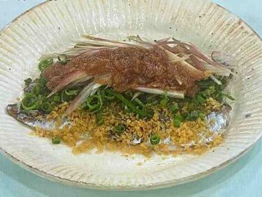 【あさイチ】あじの梅だれがけのレシピ はなさん2025年6月25日放送みんなゴハンだよ 6 ajinoumedare0625