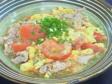 【あさイチ】豚肉トマト卵炒めのレシピ きじまりゅうたさん2025年6月17日放送みんなゴハンだよ 6 butatomatotamago0617