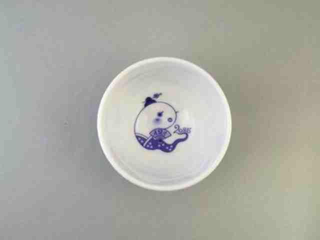 干支朝粥碗