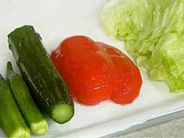 【きょうの料理】2%漬け野菜のレシピ 小田真規子さんうちの夏ごはん2025年7月8日 6 2zukeyasai0714