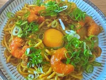 【あさイチ】レトルトカレー焼きそばのレシピ 夏のごはんのツイQ楽ワザ2025年7月22日 6 curryyakisoba0722