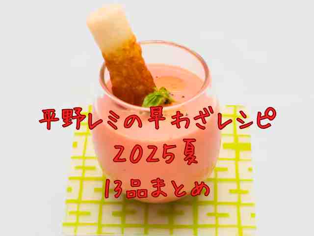 【平野レミの早わざレシピ2025夏】のレシピ13品まとめ 5秒ビシソワーズなど 7月21日 7 【平野レミの早わざレシピ】のレシピ 2025夏13品まとめ 5秒ビシソワーズなど