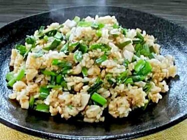 【相葉マナブ】ニラ炒飯のレシピ ニラで旬の産地ごはん2025年7月20日 6 nirachahan0720