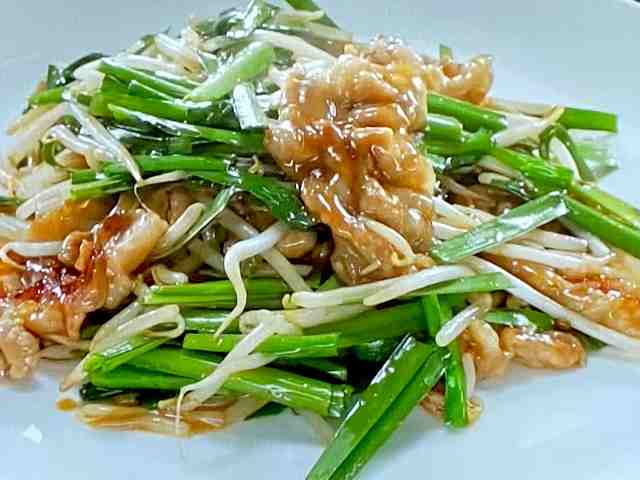 シャキシャキ食感の肉野菜炒め