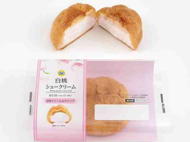 白桃シュークリーム