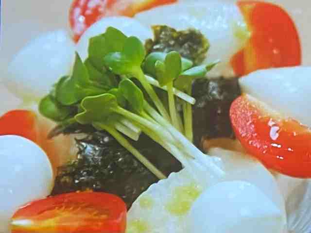 【家事ヤロウ】和風カプレーゼのレシピ 加藤茶綾菜夫妻の減塩料理2025年8月12日 7 【家事ヤロウ】和風カプレーゼのレシピ 加藤茶綾菜夫妻の減塩料理