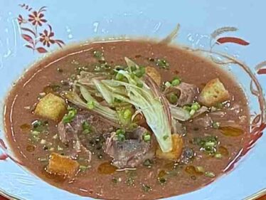 【あさイチ】サバ缶とトマトの冷たいスープのレシピ 日高良実さん2025年9月8日みんなゴハンだよ 6 sabakantomatosoup09