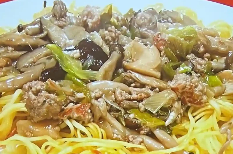 【ぐるナイ】きのこあんかけ焼きそばのレシピ フレンチ中村和成シェフ2025年10月30日 7 【ぐるナイ】きのこあんかけ焼きそばのレシピ フレンチ中村和成シェフ