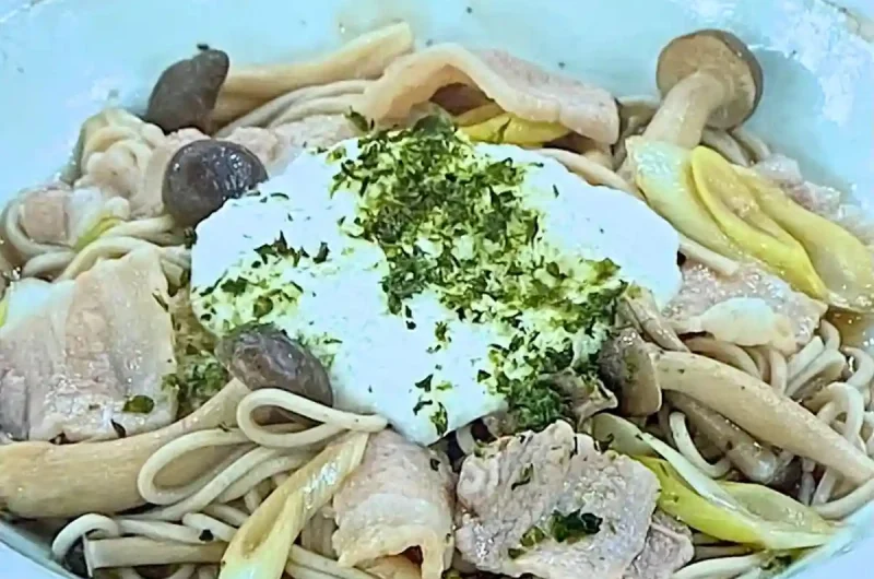 【あさイチ】豚バラとろろの混ぜそばのレシピ 井上祐貴さん