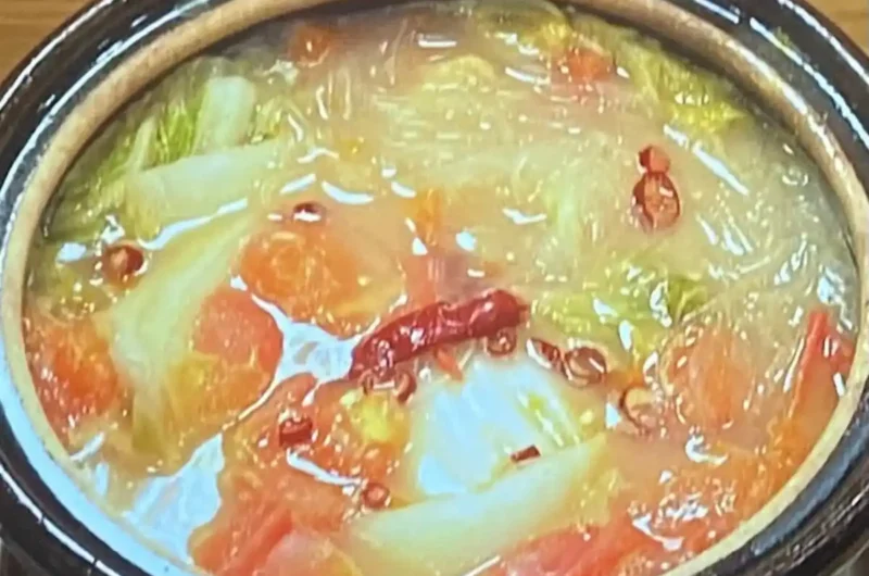 【あさイチ】トマトとうがらしみそ鍋のレシピ 鍋料理のツイQ楽ワザ