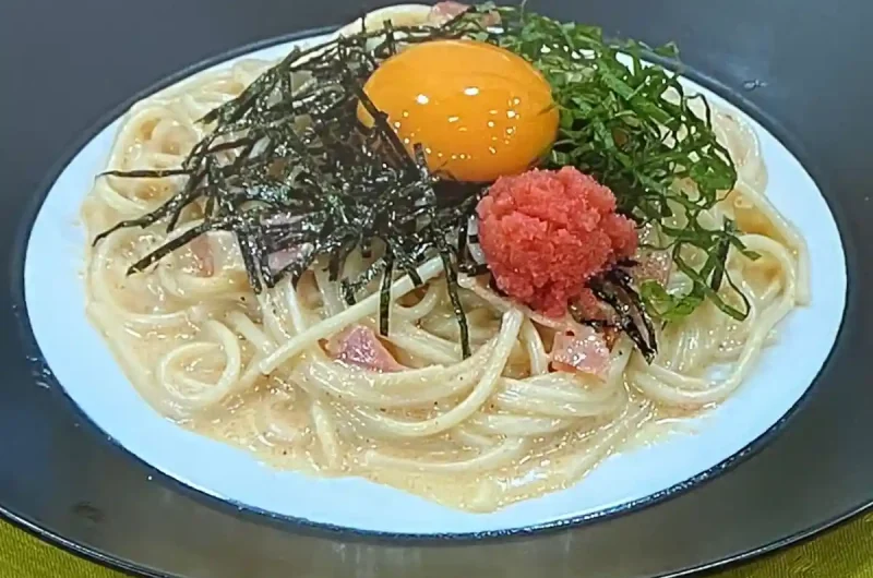【あさイチ】五島うどんの明太カルボナーラのレシピ シモさん