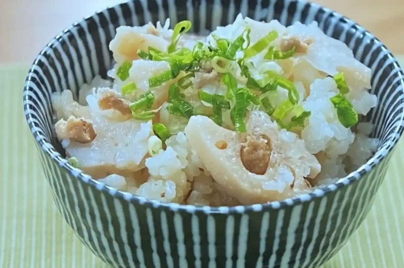 【相葉マナブ】れんこん肉詰め釜飯のレシピ 釜1グランプリスペシャル