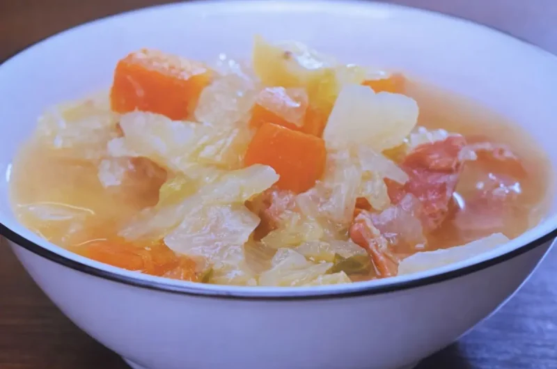 【沸騰ワード】ガルビュール（生ハムがだしの野菜スープ）のレシピ 志麻さん古民家冬ご飯