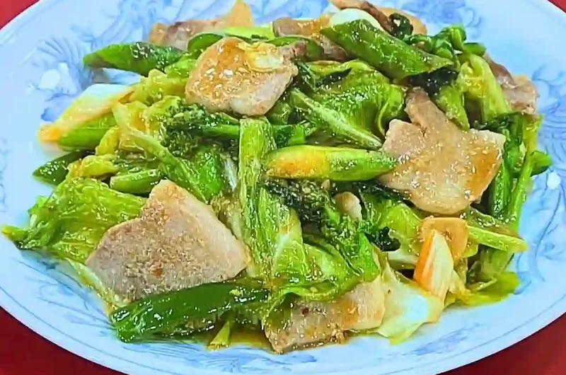 あさイチ春野菜のホイコーロー風みそ炒めのレシピ 菊池晋作さん